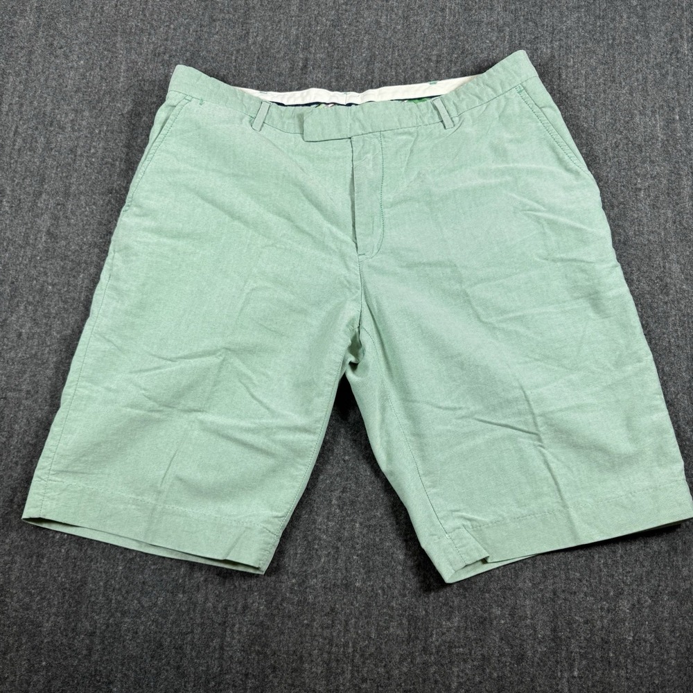 Polo Ralph Lauren Men's Shorts Size 38 Green 100% Cotton Classic Casual Chino